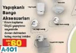 YAPIŞKANLI BANYO AKSESUARLARI